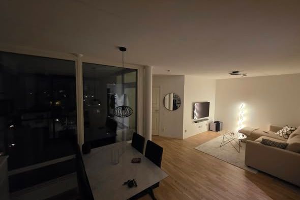 Modern 2:a med balkong på Norrstrand