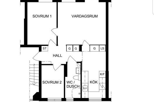 Möblerad 3:a uthyres i Biskopsgården