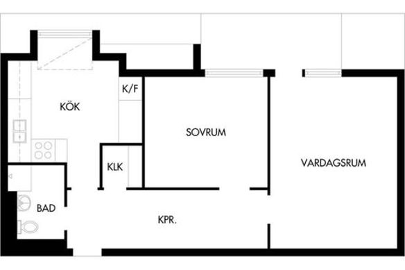 2a i Västra Kattarp Malmö m balkong