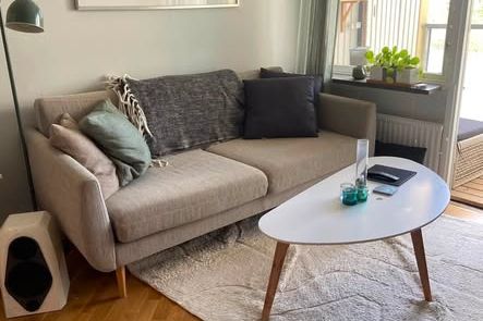 Möblerad 1a med västbalkong Masthugget