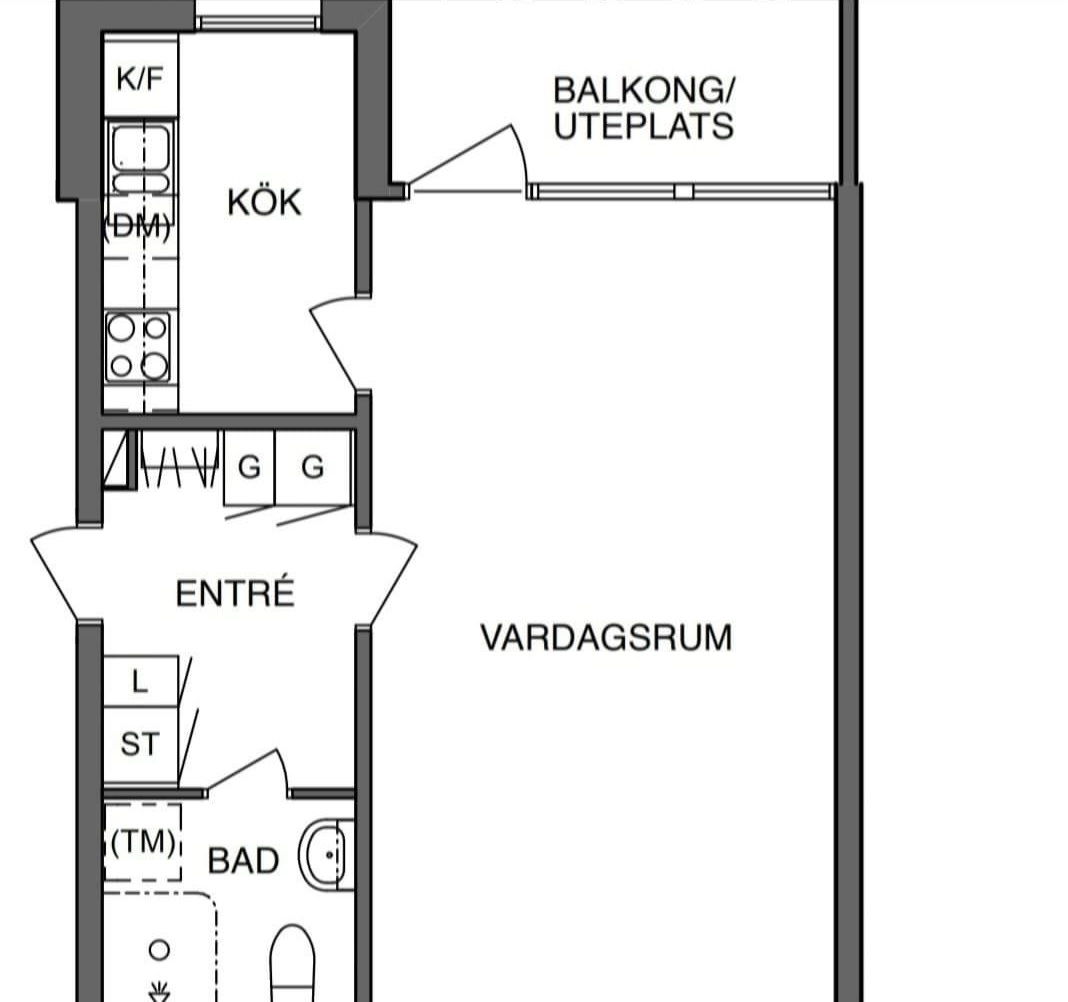 1 rooms · 40 m² in Stockholm