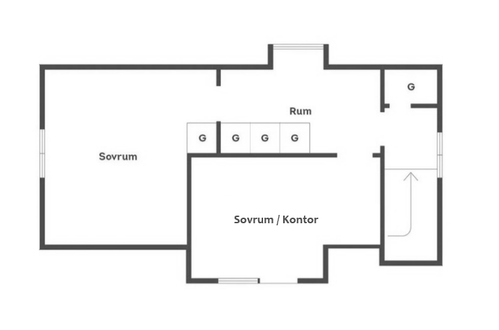 Hus 4:a i Hasslö - 95 kvm möblerat