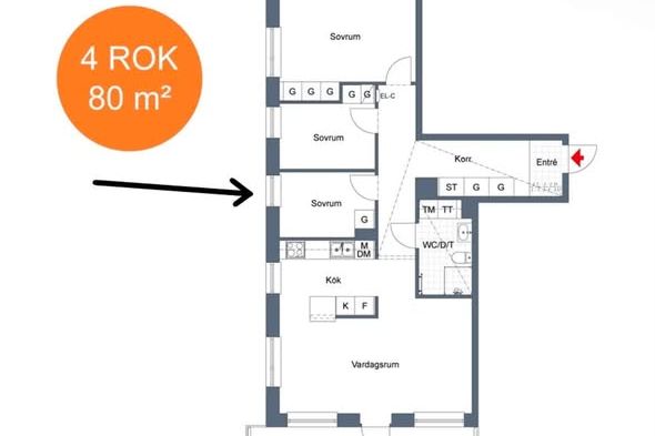 Inneboende nära LiU & Ryd C 4 500 kr