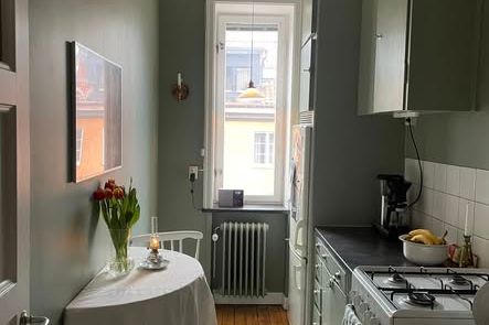 Mysig 1:a vid Nytorget, möblerad
