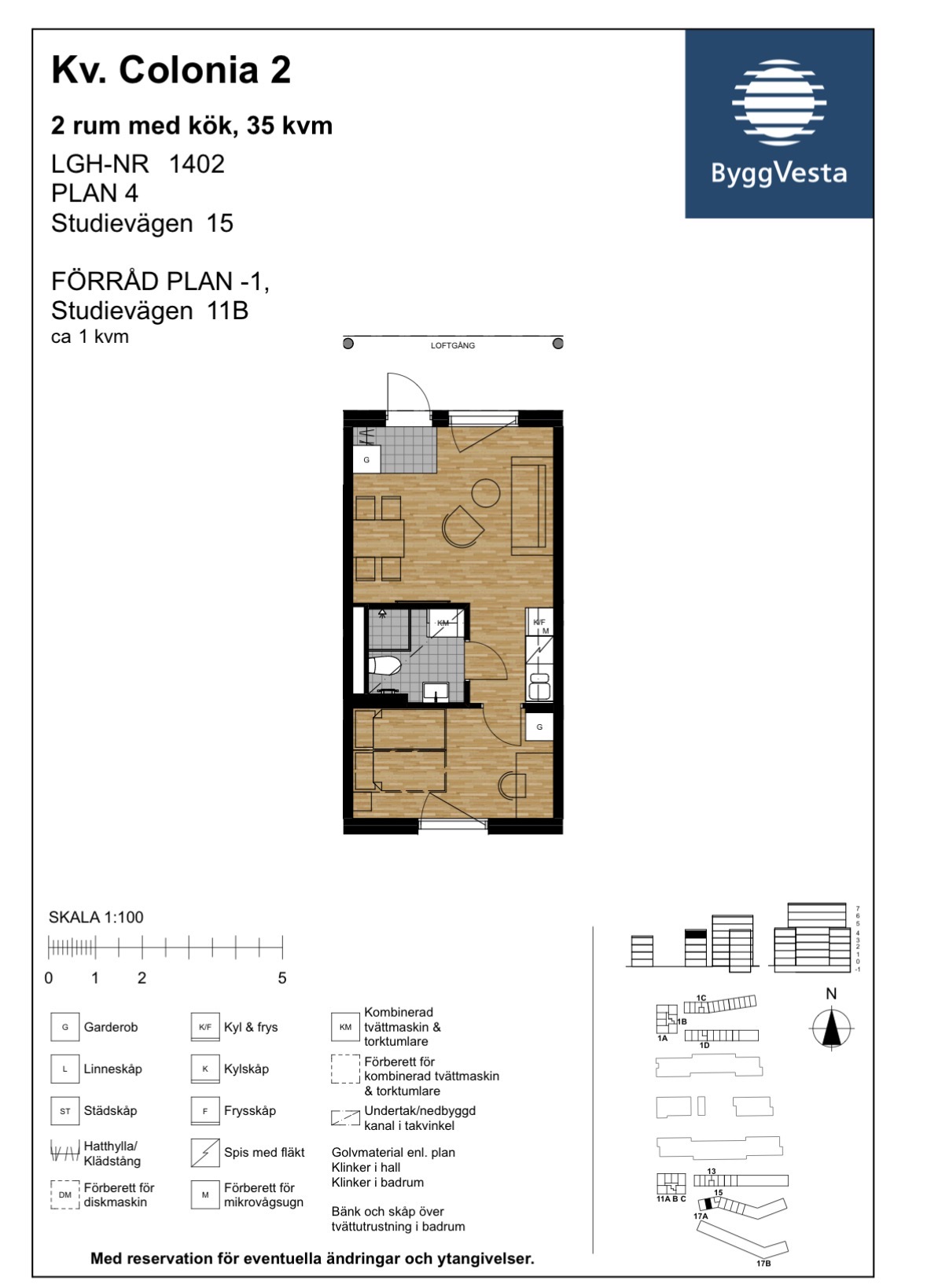 Lägenhet 2:a i Linköping - 35 kvm möblerat
