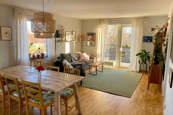 Möblerad 3:a med balkong i Kville