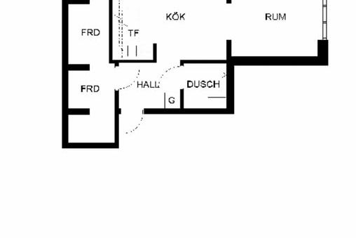 Mysig vindslägenhet i Vasastan i sommar