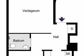 Nyrenoverad 2:a i Hägerstensåsen