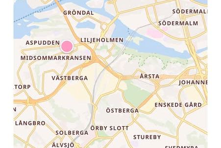 Ljus tvåa i Aspudden med balkong och närhet till natur