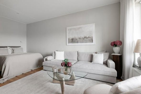 Modern 1,5:a med balkong på Öster