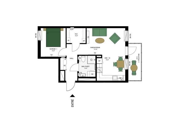 2:a 48 kvm nära Centralen – tillsv