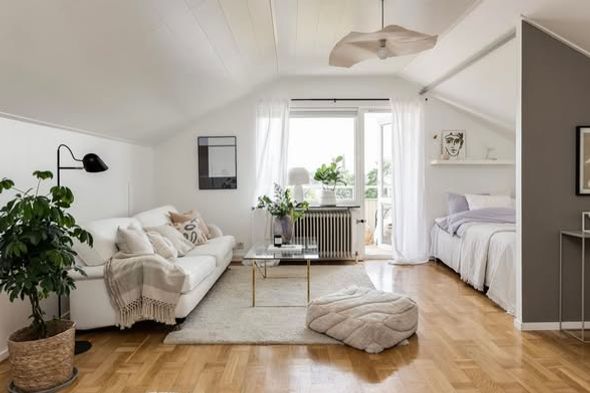 40 kvm med balkong på Gamla Norrvägen