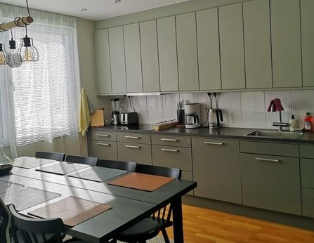 Rum i kollektiv i nybyggt hus, Rissne