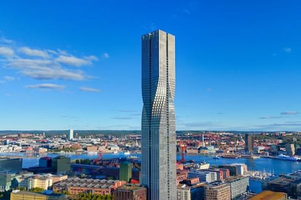 Lyxig studio i Karlatornet Göteborg