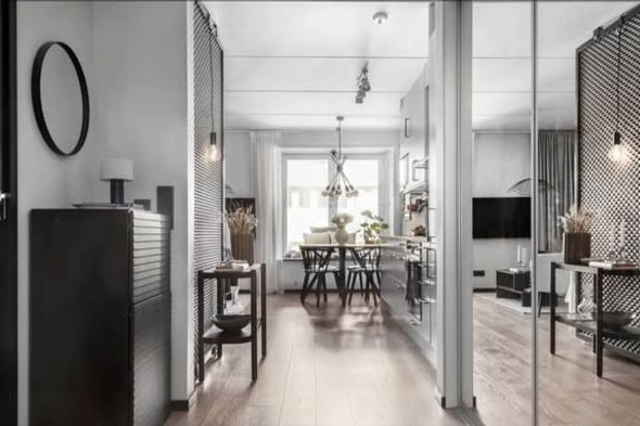 Modern 1:a i Krokslätt med takterrass
