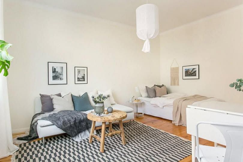 Möblerad etta vid Rådhuset, Kungsholmen