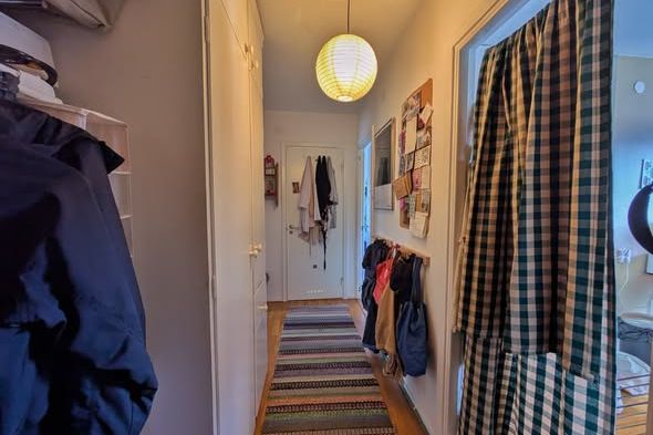 Ljus 2 rok med balkong i Sofielund