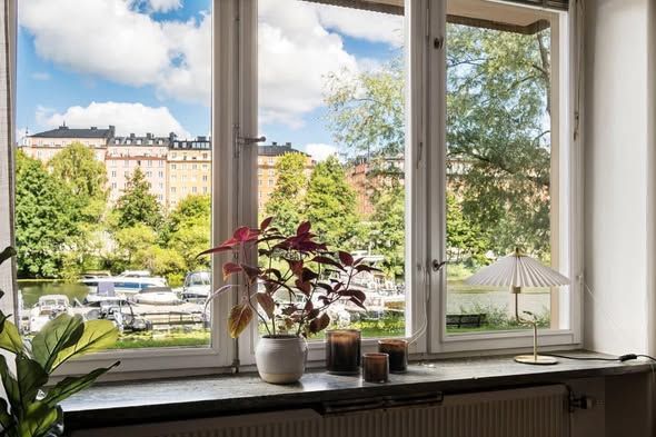 Vattenutsikt vid Kungsholms strand