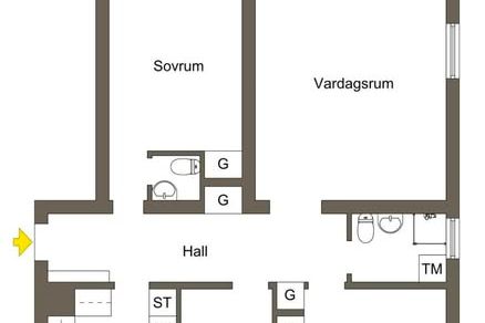 4:a i Skelleftehamn uthyres – varmhyra