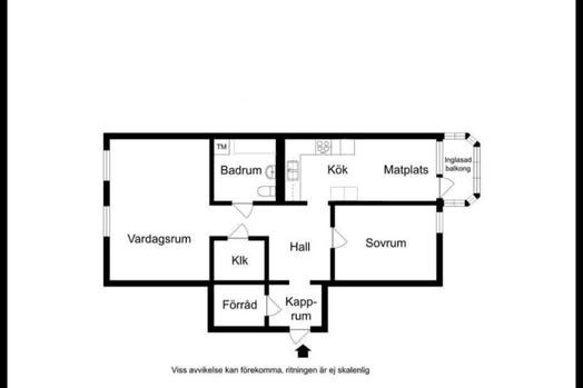 Rymlig 2:a i Flemingsberg uthyres